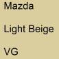 Preview: Mazda, Light Beige, VG.